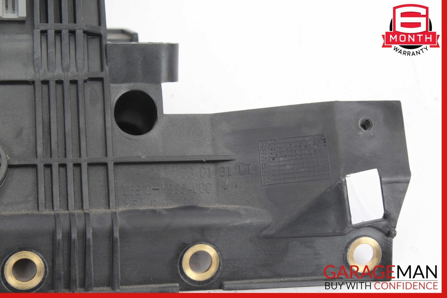 03-08 Mercedes R230 SL500 Rear Left Seatbelt Retractor Luggage Speaker Gray