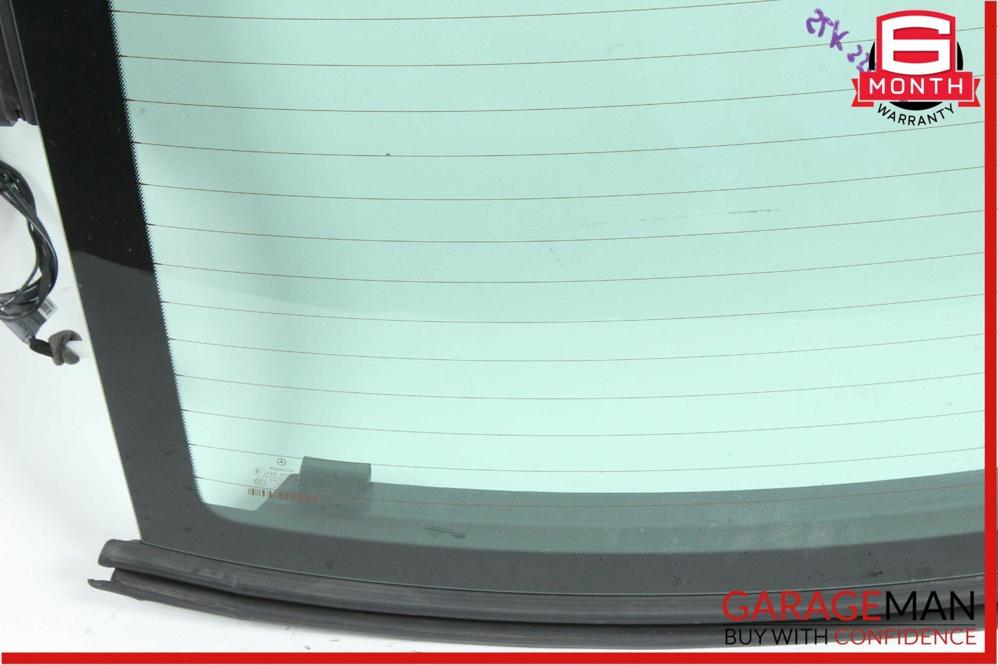 12-16 Mercedes R172 SLK250 SLK350 Rear Windshield Back Window Glass Panel OEM