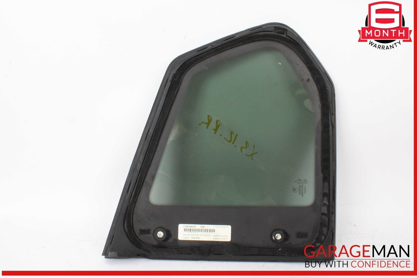 11-17 BMW X3 Rear Right Passenger Side Quarter Window Glass OEM