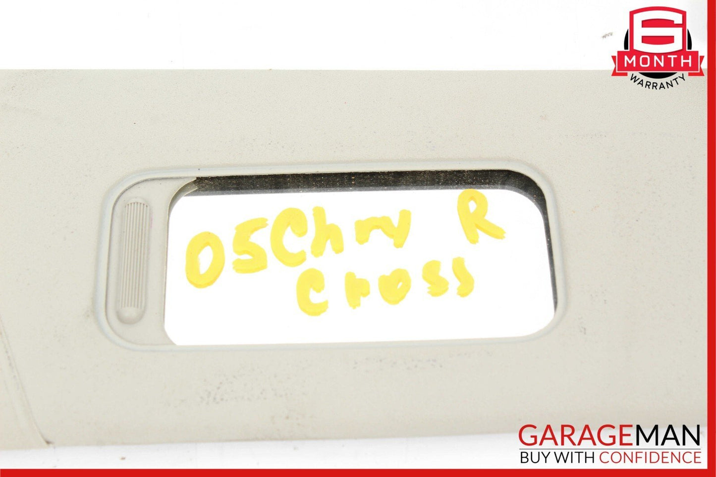 04-08 Chrysler Crossfire Front Right Passenger Side Sun Visor Shade OEM