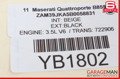 03-13 Maserati Quattroporte M139 Rear Left Side Door Lock Latch Actuator OEM