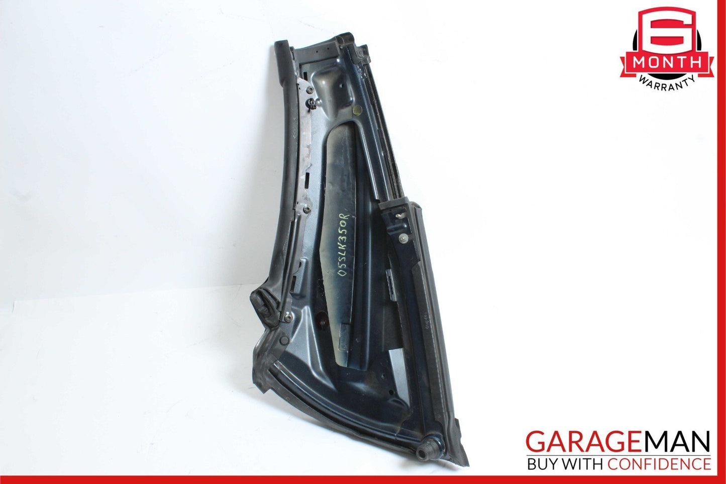 05-11 Mercedes R171 SLK350 Rear Right Side Window Roof C Pillar Panel Blue
