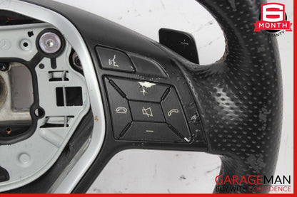 14-18 Mercedes W117 CLA250 Steering Wheel Controls w/ Shifters Assy Black