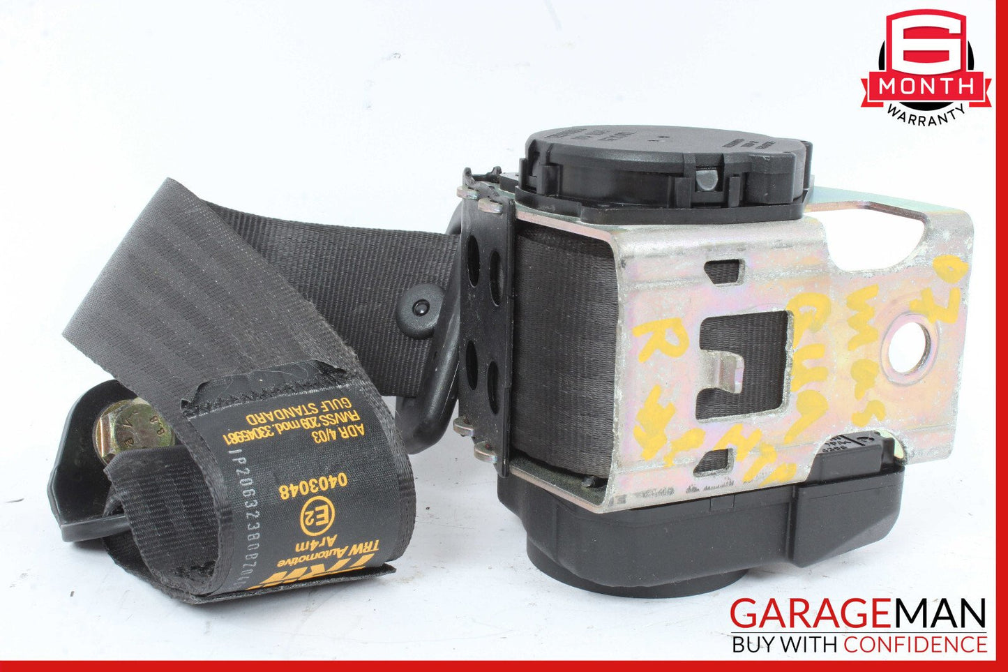 03-08 Maserati Quattroporte M139 Rear Center Seatbelt Seat Belt Retractor OEM