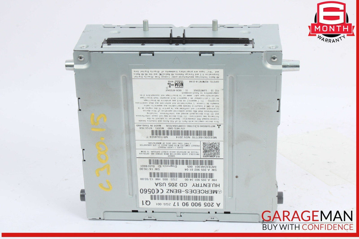 15-18 Mercedes W205 C300 C350e AM/FM CD Player Radio Receiver Module OEM