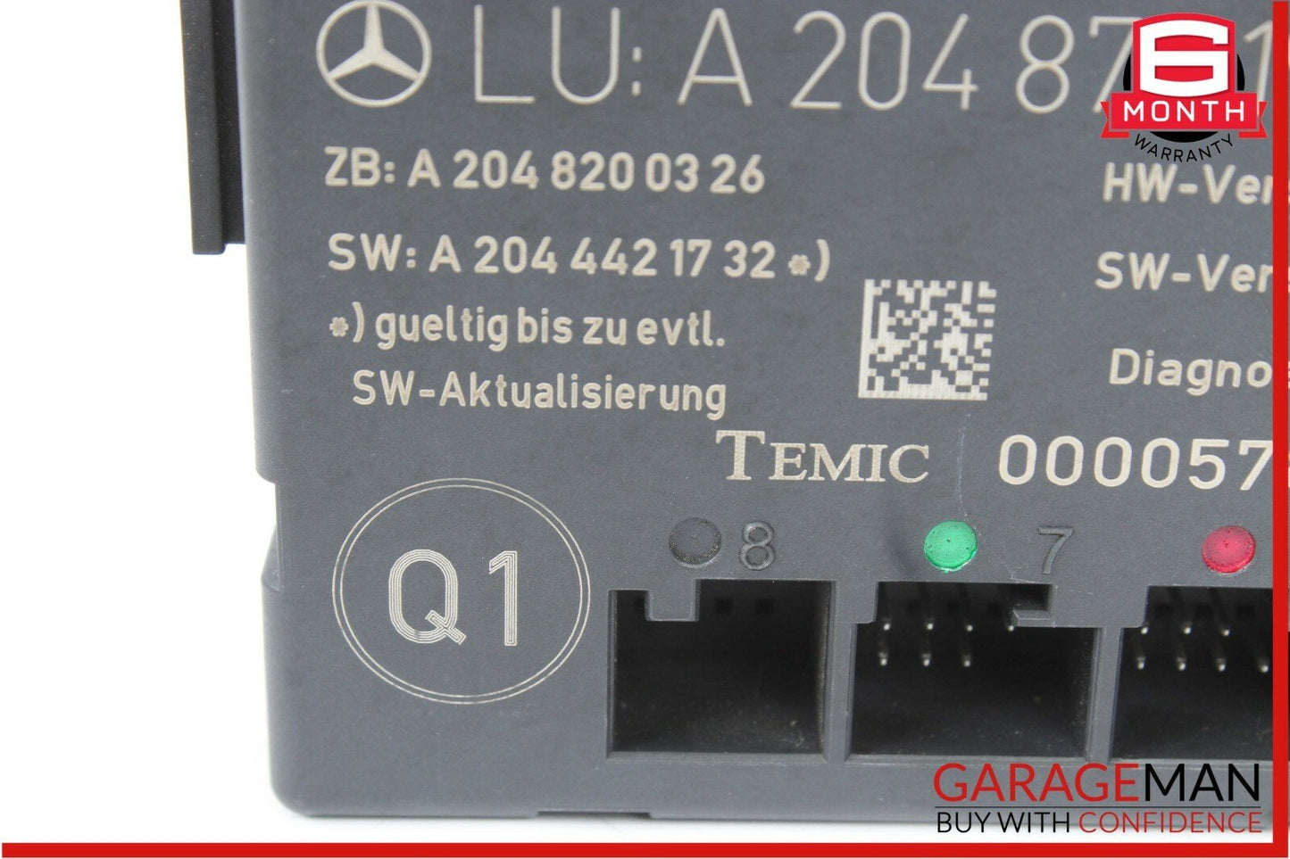 08-14 Mercedes W204 C250 C300 Front Left Side Door Control Module OEM