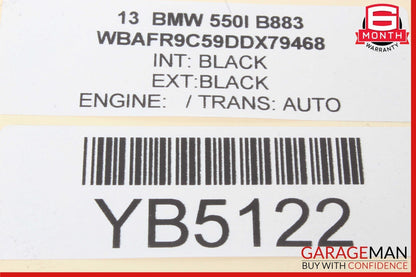 11-16 BMW 528i 535i 550i Rear Side View Camera Control Module ECU OEM