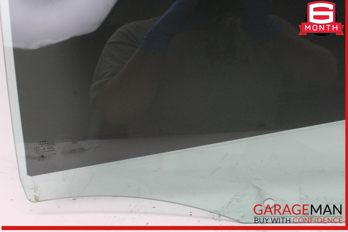 12-18 Audi A6 S6 Rear Left Driver Side Door Window Glass OEM