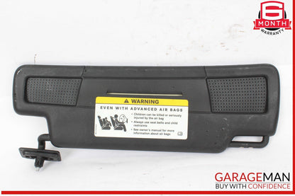 05-11 Mercedes R171 SLK350 Front Left Driver Sun Visor Sunvisor Shade Black OEM