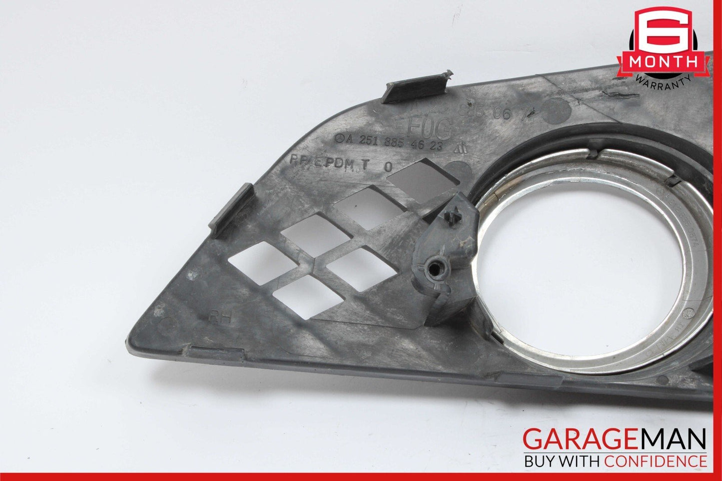 11-13 Mercedes W251 R350 Bumper Right Side Fog Light Grille Grill Cover OEM