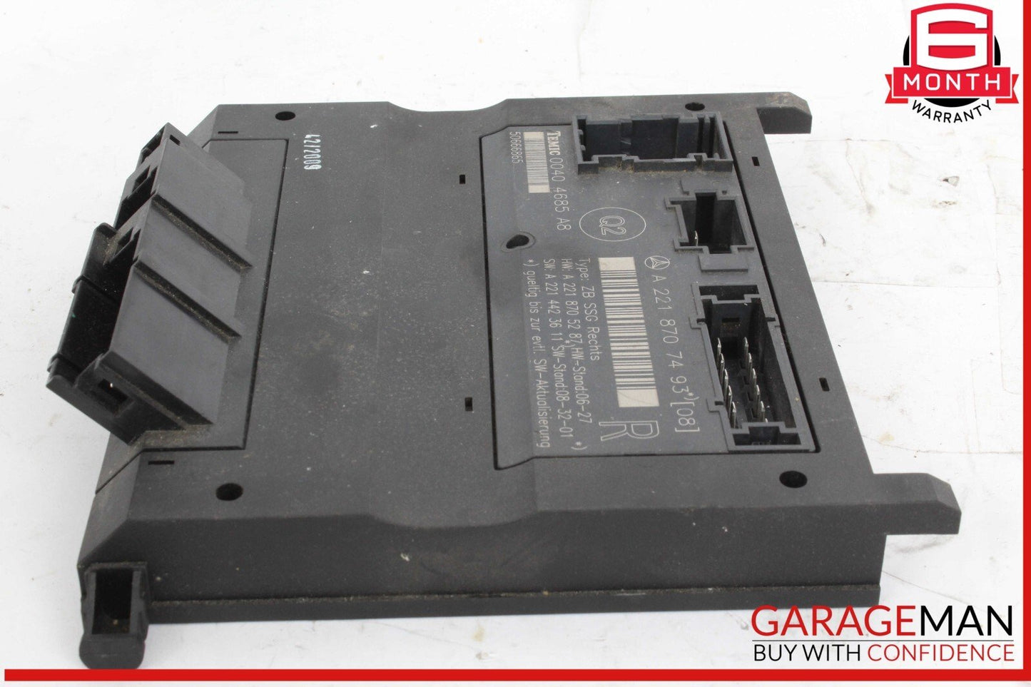 07-13 Mercedes W221 S400 Hybrid Front Right Under Seat Control Module OEM