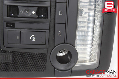 07-14 BMW X6 Front Overhead Sunroof Dome Light Switch Panel Black Oem