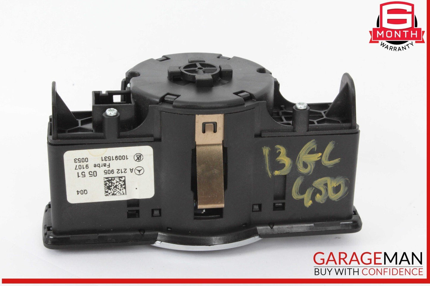 08-20 Mercedes X166 GL450 4MATIC Headlight Fog Light Switch Control Module OEM