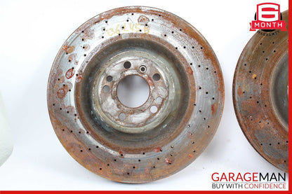 13-19 Mercedes X166 GL450 GL550 Complete Front & Rear Brake Rotor Disc Set of 4