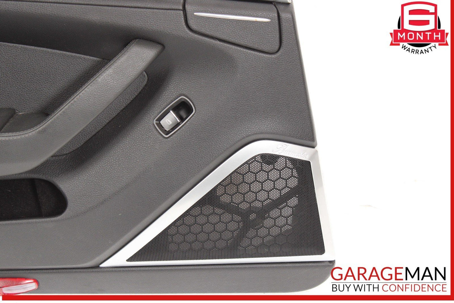 10-16 Porsche Panamera 970 GTS Rear Left Interior Door Panel Leather OEM