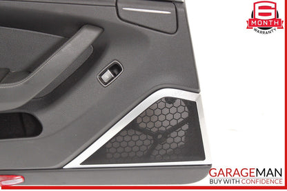 10-16 Porsche Panamera 970 GTS Rear Left Interior Door Panel Leather OEM