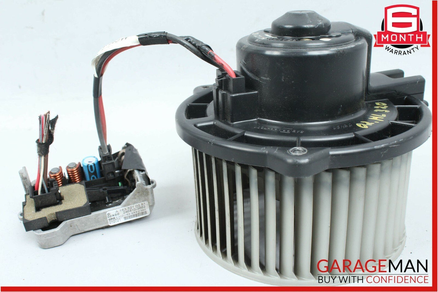 98-03 Mercedes W163 ML320 AC A/C Heater Fan Motor Blower w/ Resistor Heater OEM