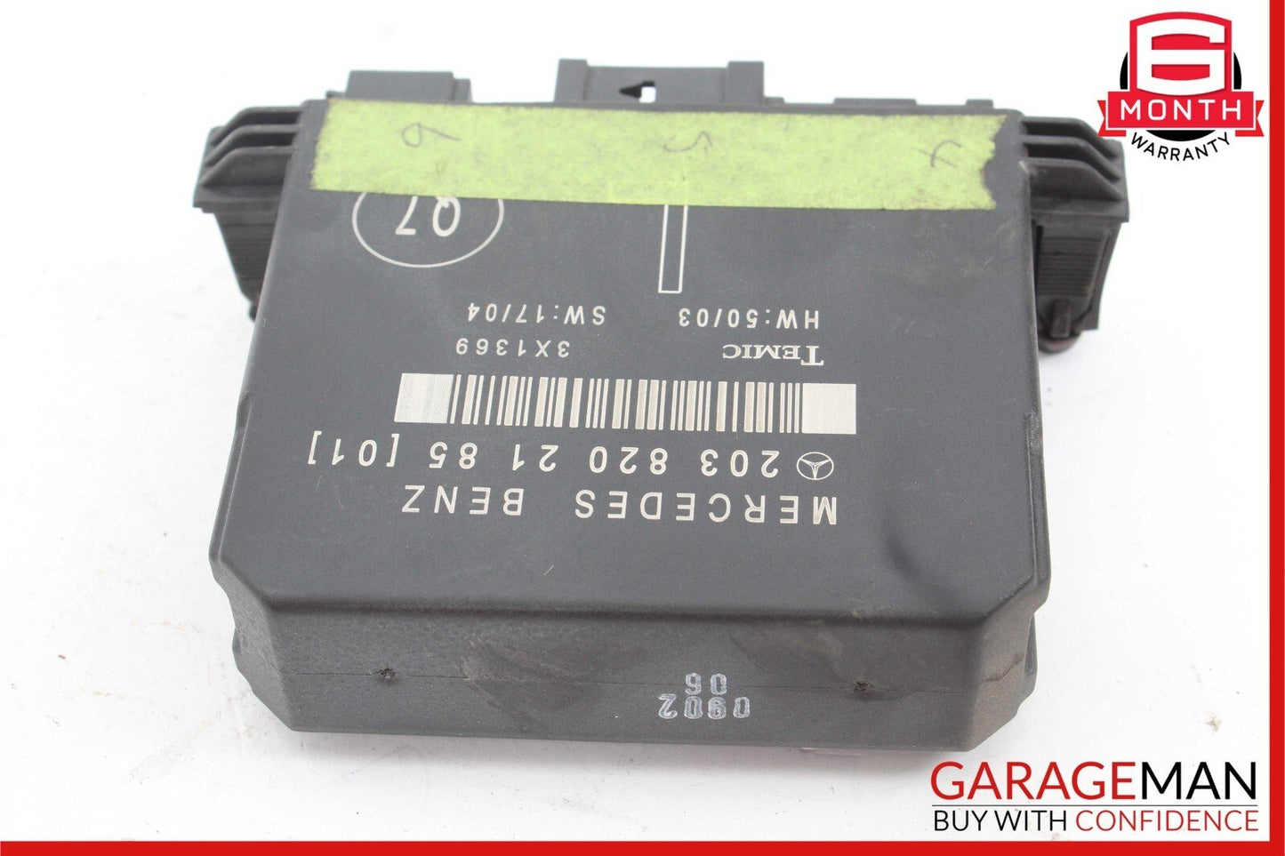 01-07 Mercedes W203 C230 C320 Rear Left Side Door Computer Control Module OEM