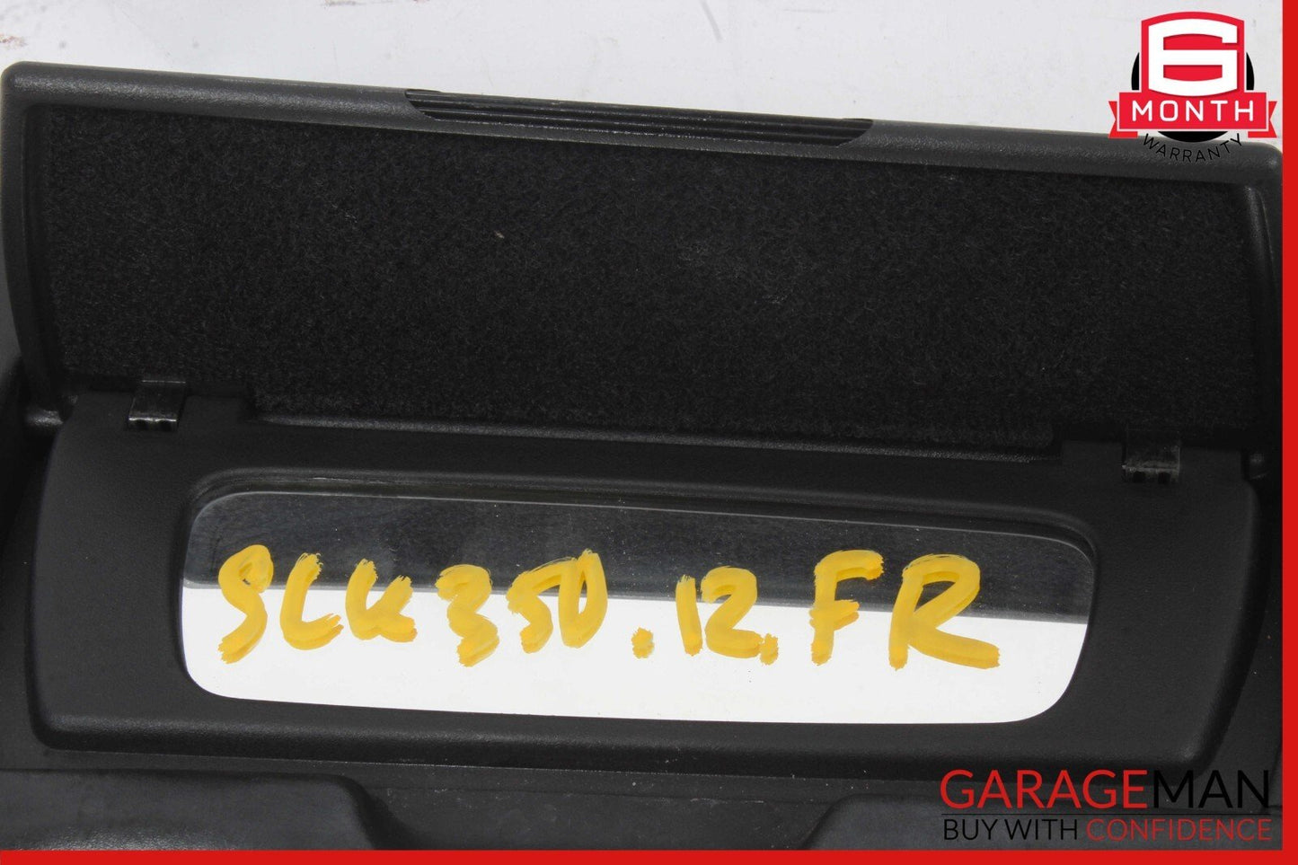12-20 Mercedes R172 SLK250 Front Right Side Sun Visor Sunvisor Shade Cover Black