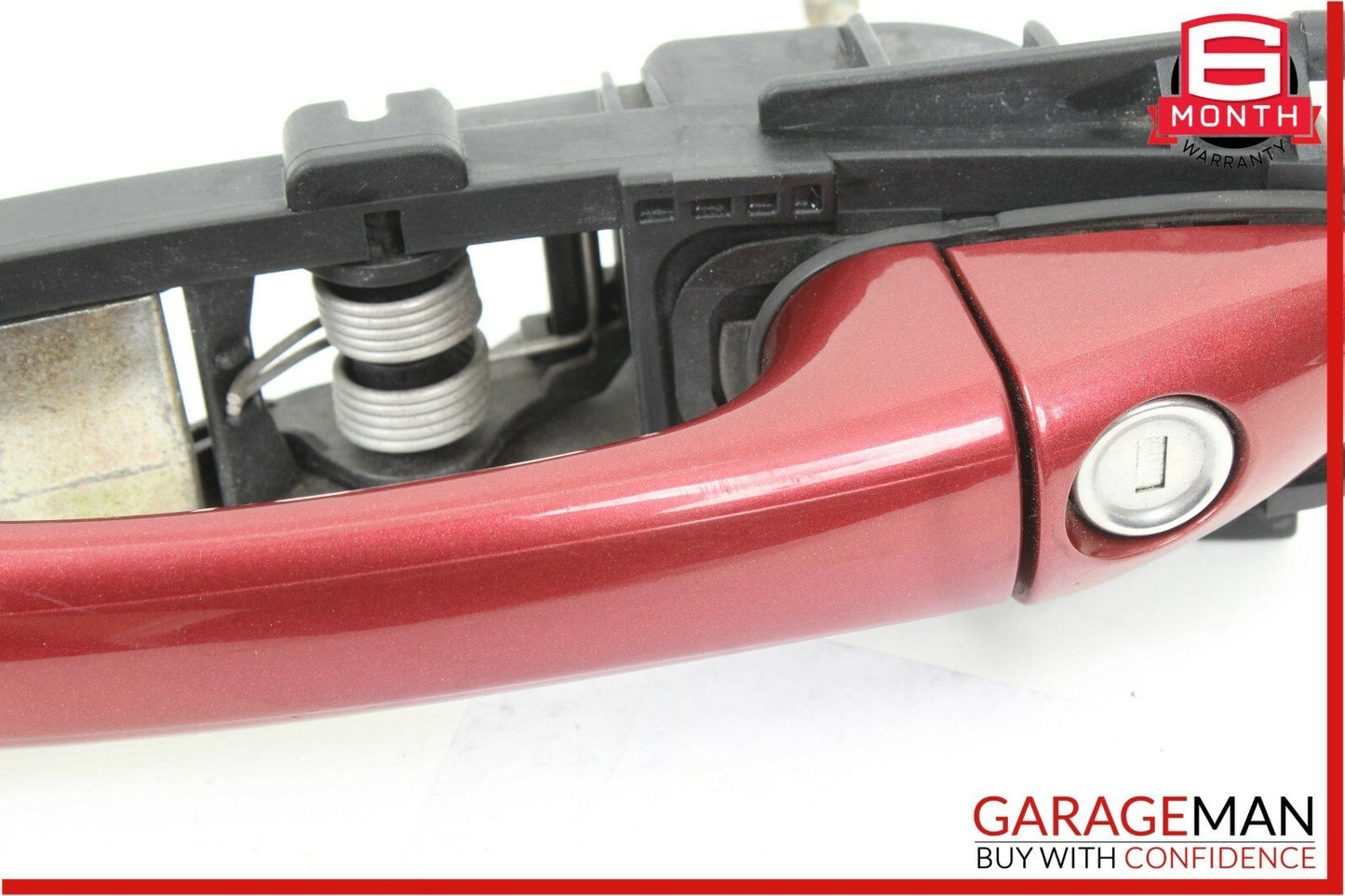 05-08 Mercedes R171 SLK350 Front Left Driver Side Exterior Door Handle Red OEM