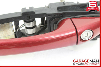 05-08 Mercedes R171 SLK350 Front Left Driver Side Exterior Door Handle Red OEM