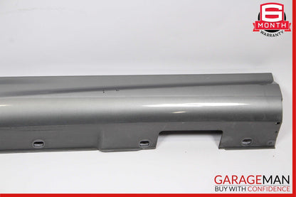08-14 Mercedes W204 C300 C350 Left Side Skirt Rocker Moulding Cover Panel Silver