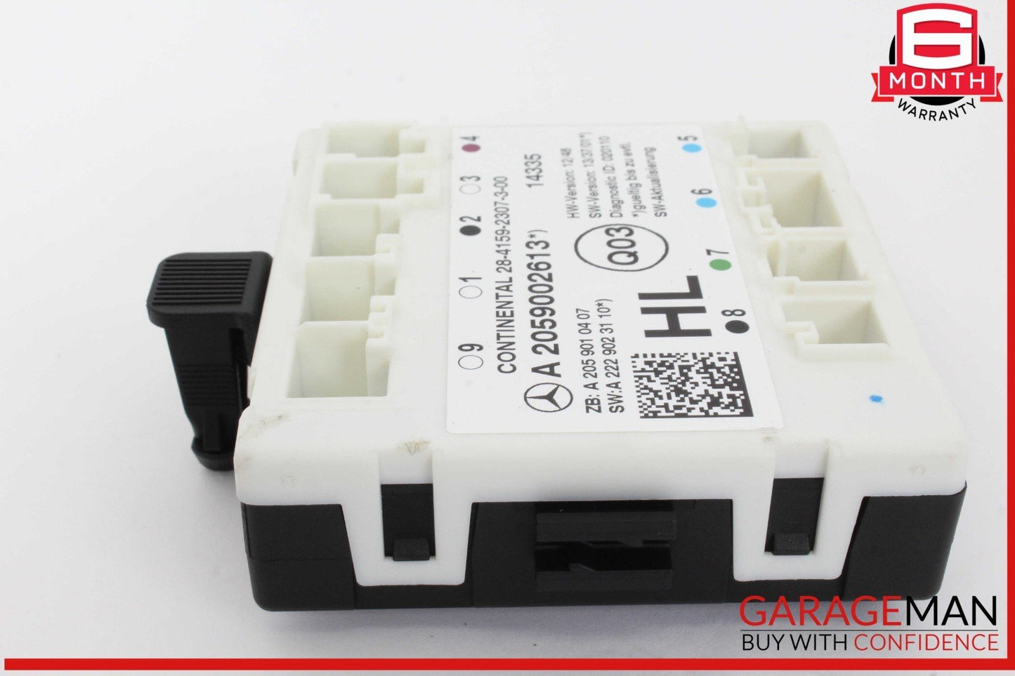 15-20 Mercedes W205 C300 Rear Left Driver Side Door Control Module Unit OEM
