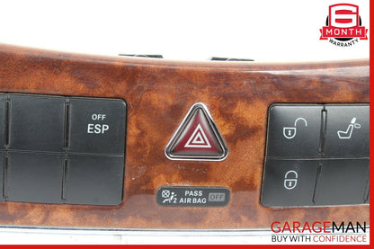 05-09 Mercedes W209 CLK320 Dash Lock Heated Seat ESP Hazard Switch Control OEM