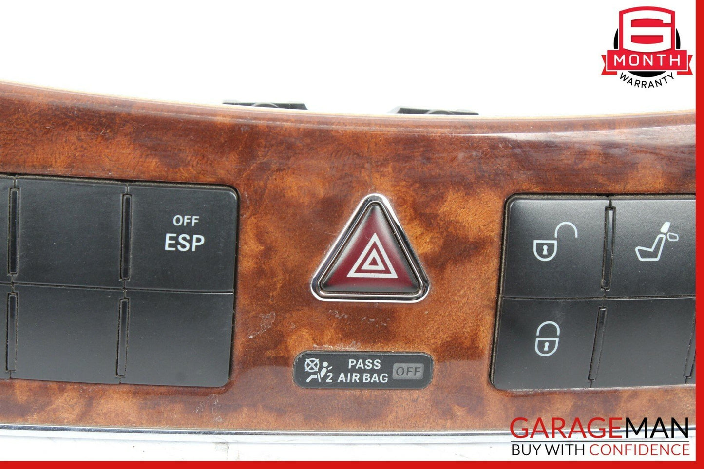 05-09 Mercedes W209 CLK320 Dash Lock Heated Seat ESP Hazard Switch Control OEM