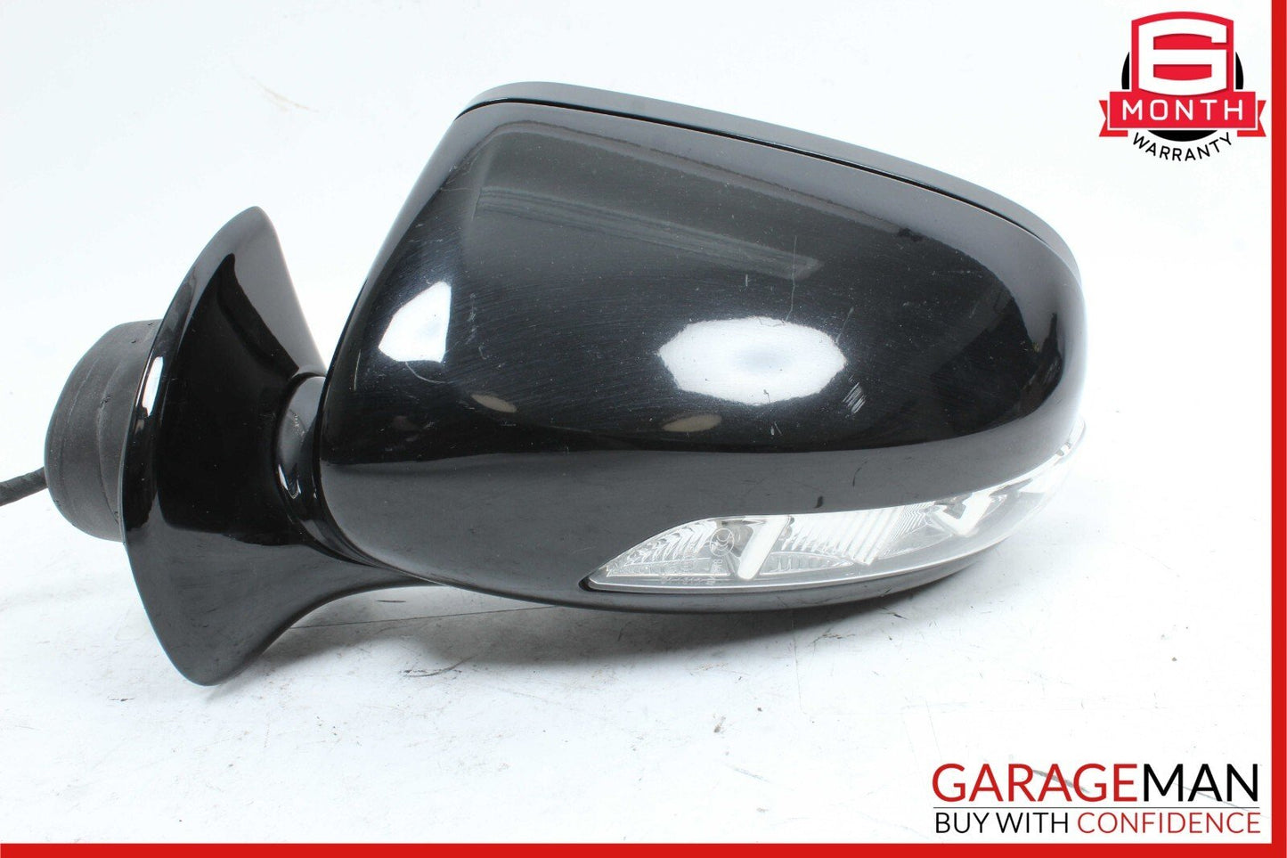 07-09 Mercedes W211 E350 E550 Front Left Side Mirror Door Rear View Black OEM