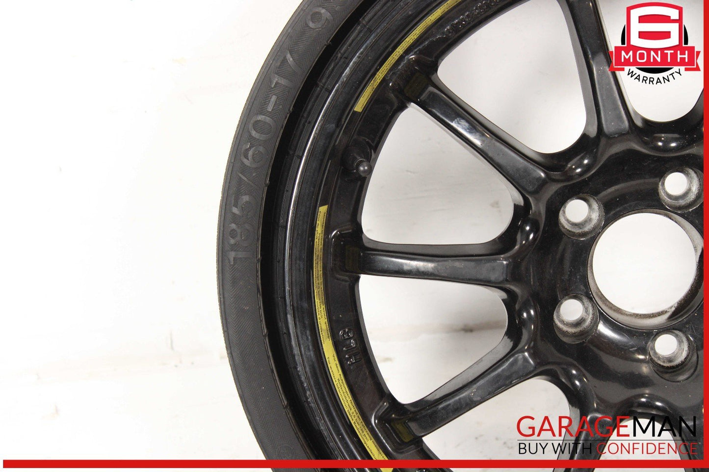 03-12 Mercedes R230 SL500 SL550 Emergency Spare Tire Wheel Donut Rim 17" R17