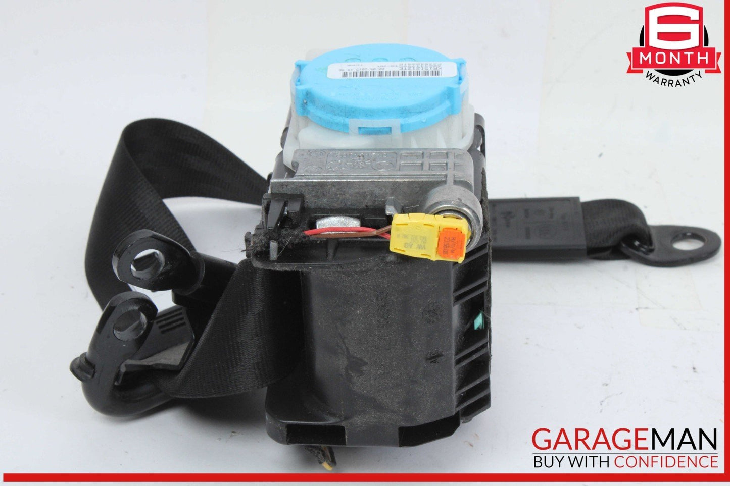 12-17 Audi A5 S5 Front Left Driver Side Seat Belt Seatbelt Black OEM