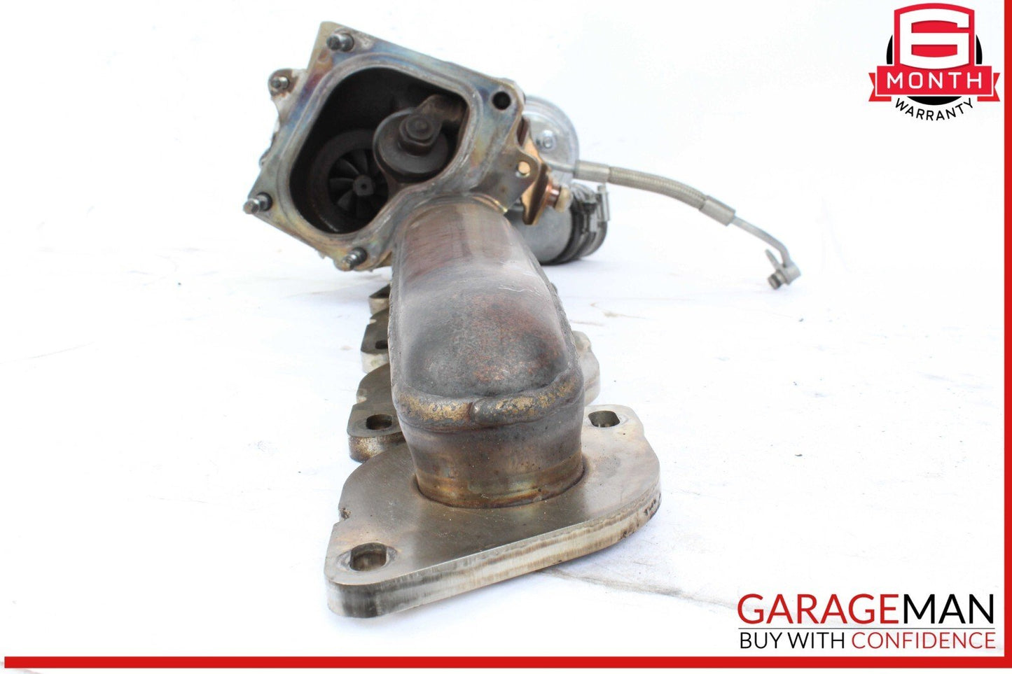 11-16 Mercedes X166 GL450 S550 Left Turbocharger Turbo Charger Manifold OEM