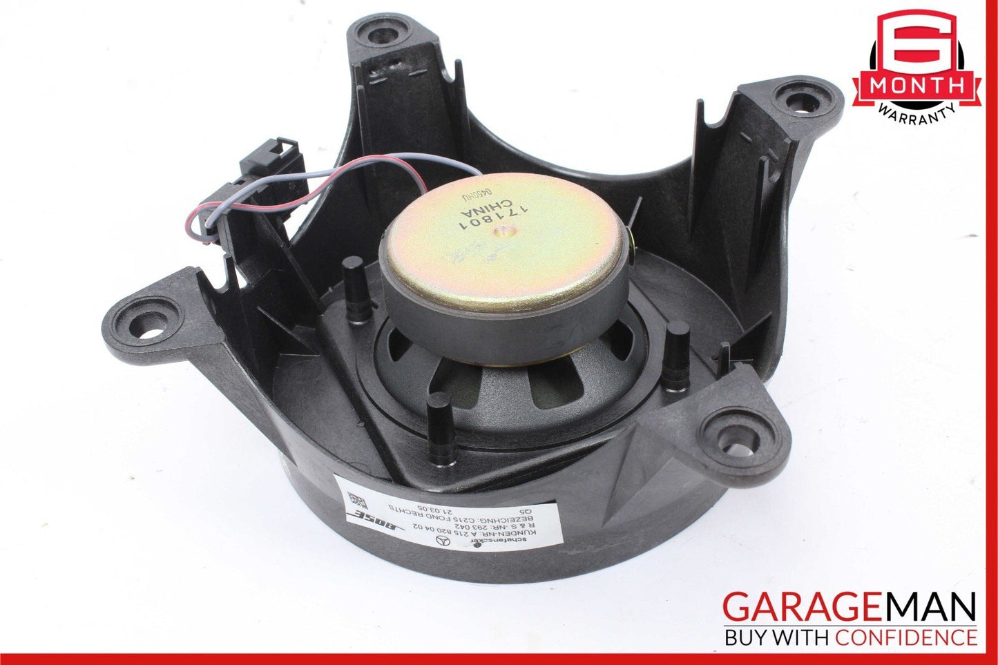 00-06 Mercedes W215 CL600 Rear Right Side Door Audio Sound Speaker OEM
