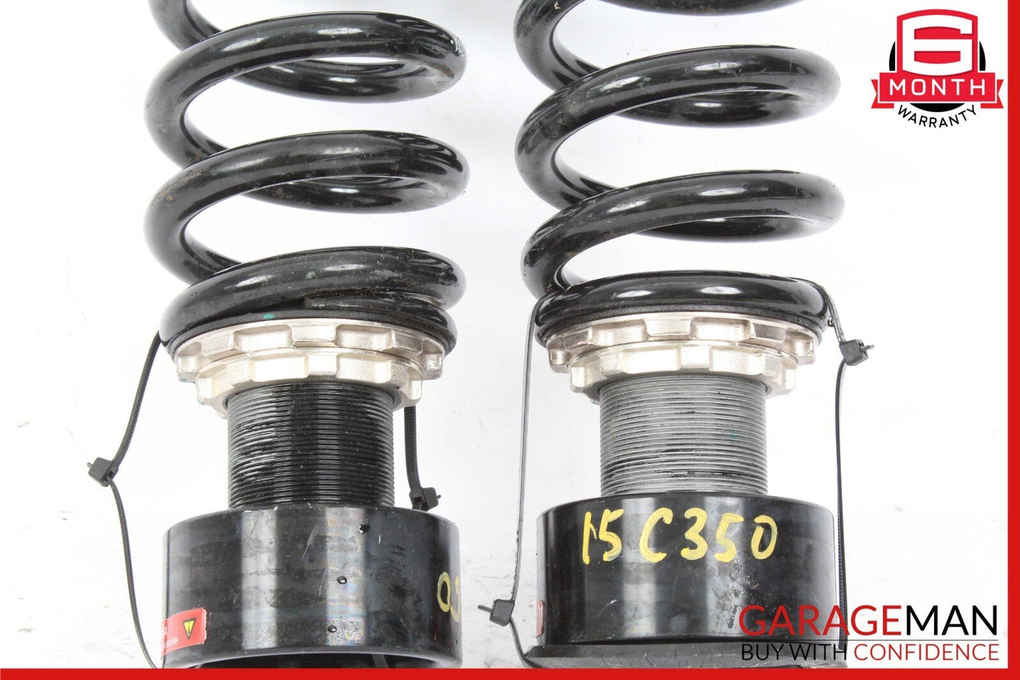15-20 Mercedes W205 C350 Rear Right & Left Shock Absorber Coil Spring Set of 2