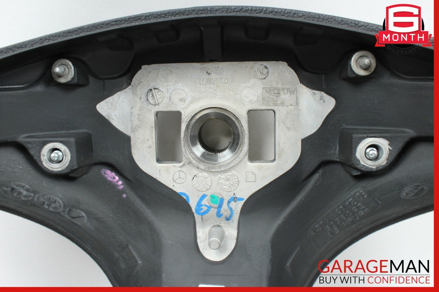 08-11 Mercedes W204 C300 C250 Driving Steering Wheel Black 2044601203 OEM