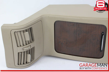 12-14 Mercedes W218 CLS550 CLS500 Rear Center Console Armrest Storage Beige OEM