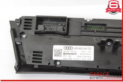 12-18 Audi A6 A7 Front AC Air Conditioning Temperature Climate Control Panel OEM