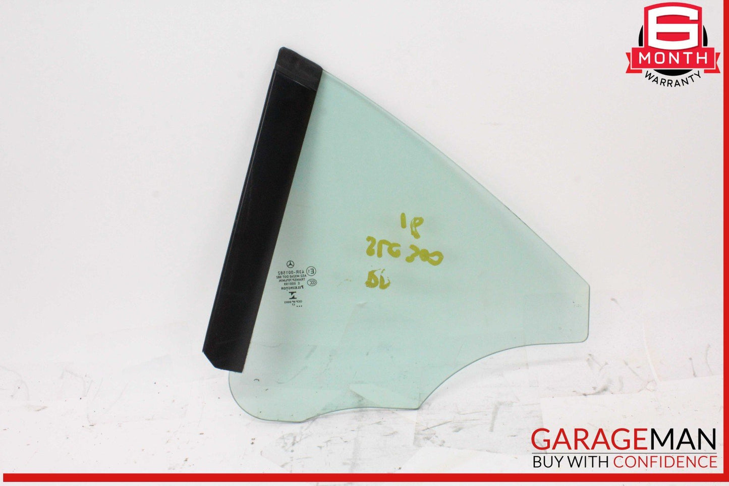 12-20 Mercedes R172 SLC300 SLK350 Rear Right Quarter Window Glass OEM