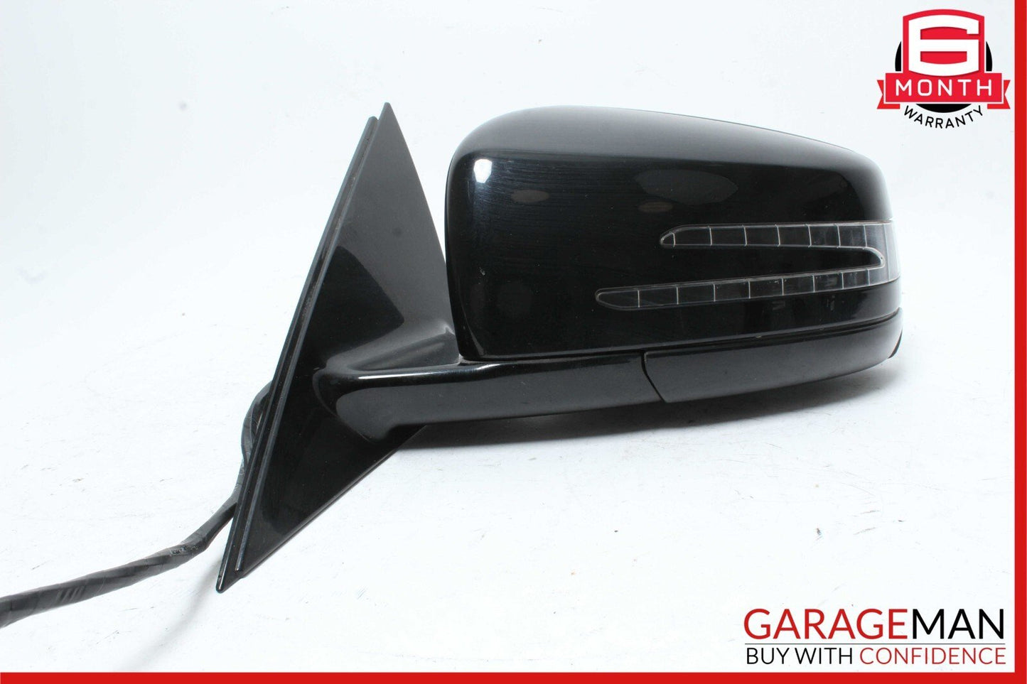10-13 Mercedes W221 S550 Front Left Driver Side Mirror Door Rear View OEM
