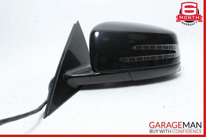 10-13 Mercedes W221 S550 Front Left Driver Side Mirror Door Rear View OEM