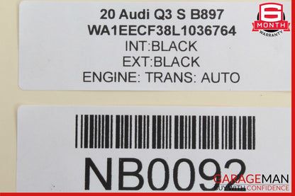 19-23 AUDI Q3 FRONT RIGHT SIDE SEAT OCCUPANT SENSOR MODULE OEM 4M0959339