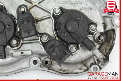 05-13 Mercedes W212 E350 Front Left Side Engine Timing Chain Cover Plate OEM