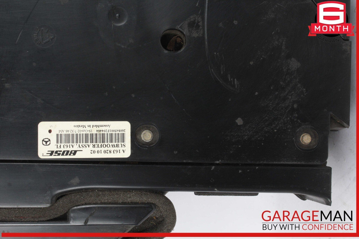 02-05 Mercedes W163 ML350 ML320 Subwoofer Sub Woofer Speaker 1638201002 OEM