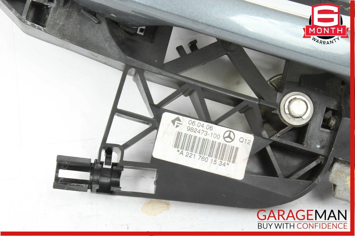 07-13 Mercedes W221 S550 Rear Left Driver Side Exterior Door Handle Flintgray