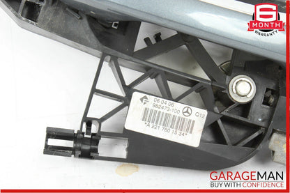 07-13 Mercedes W221 S550 Rear Left Driver Side Exterior Door Handle Flintgray