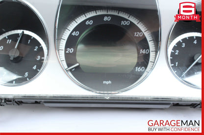 10-13 Mercedes W212 E350 E550 Instrument Cluster Speedometer 2125409647 OEM