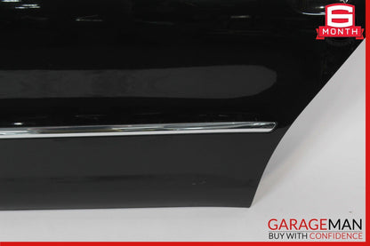 09-17 Volkswagen VW CC Rear Left Side Exterior Door Shell Panel Black OEM