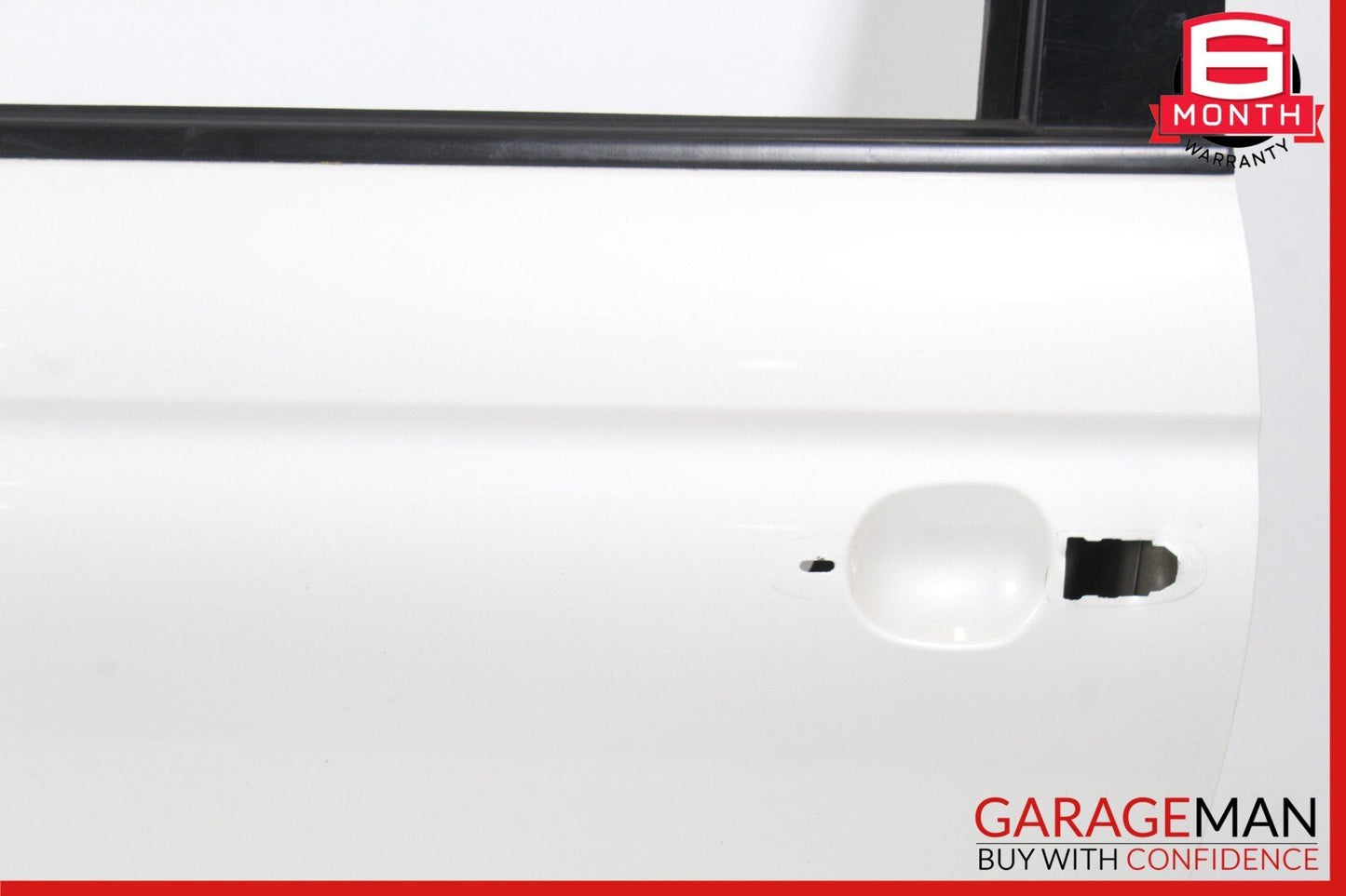 12-17 Fiat 500 Front Left Driver Side Door Shell Panel White OEM