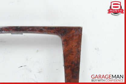 08-15 Mercedes W204 C300 C350 Center Console Gear Shift Shifter Trim Bezel Wood